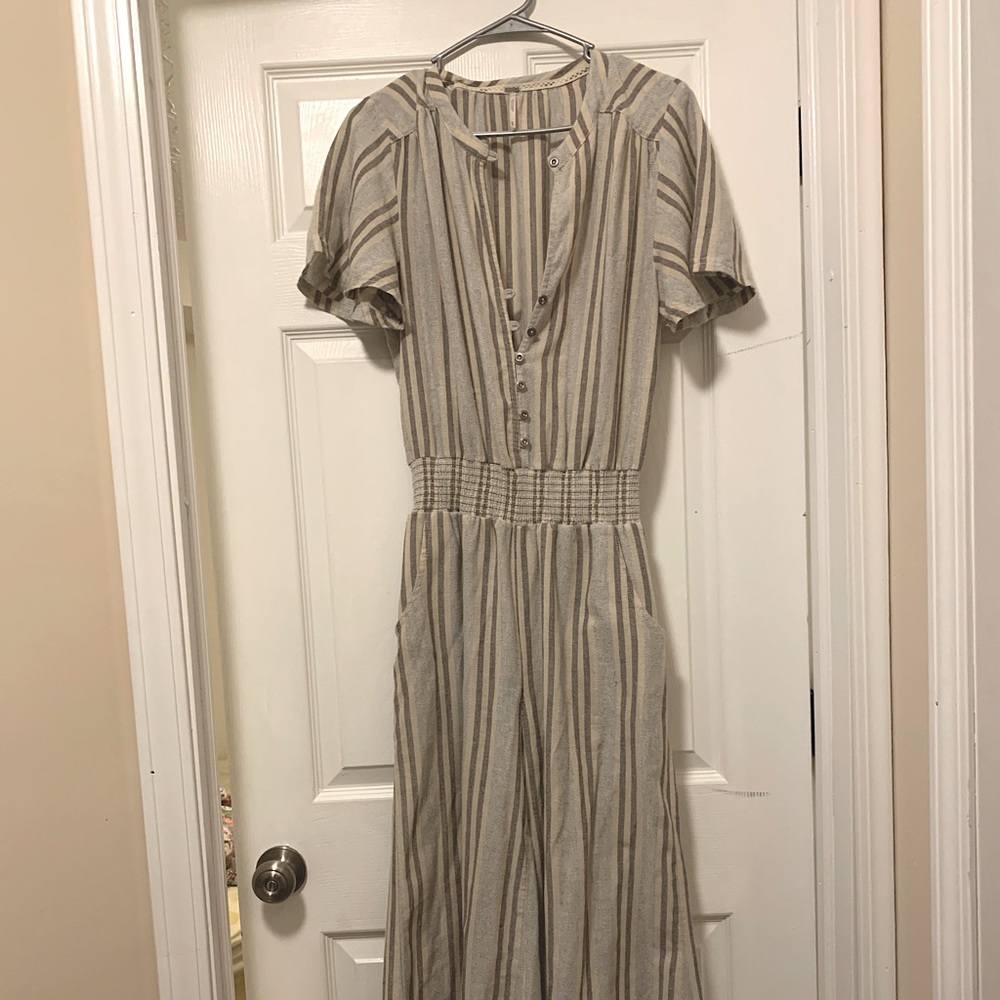 Free people linen jumpsuit